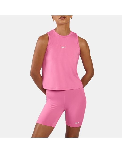Reebok Pink Id Train Tank