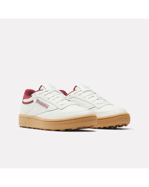 Reebok White Club C Golf Shoes