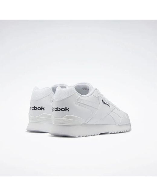 Reebok White Glide Ripple Clip Trainers