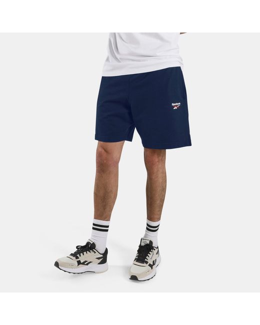 Reebok Blue Id Small Logo Shorts