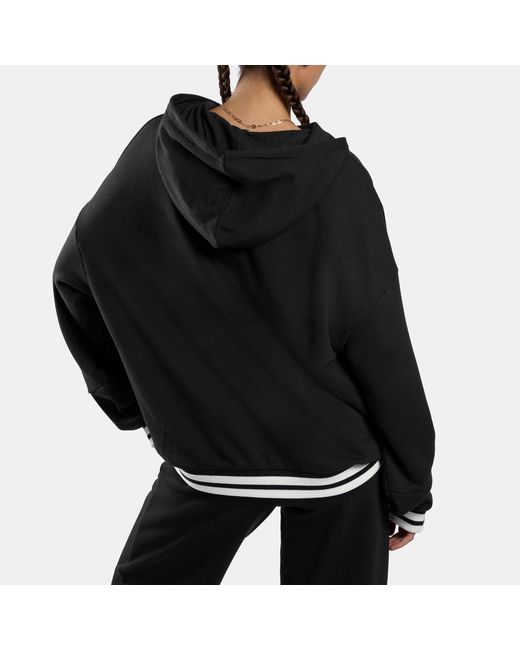 Reebok Black Lawn Club Oversized Hoodie