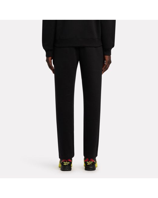Reebok Black Id Open Hem Fleece Pant
