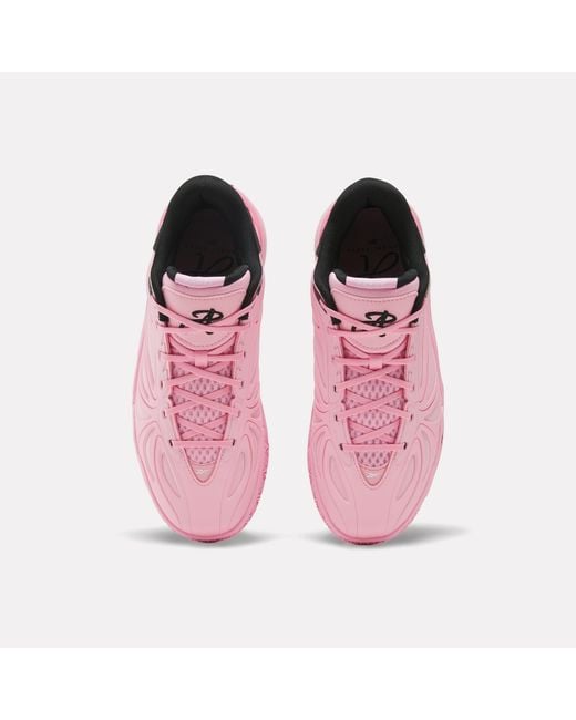 Reebok Pink Angel Reese 1 Basketball Shoes