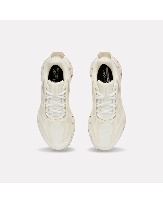 Reebok White Zig Rise Running Shoes
