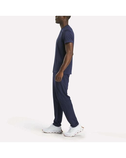 Reebok Blue Train Knit Pants for men