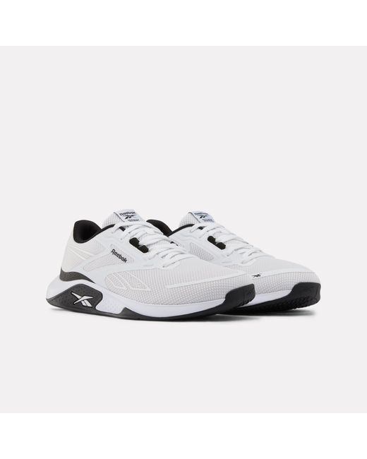 Reebok White Nanoflex Tr 3 Shoes for men