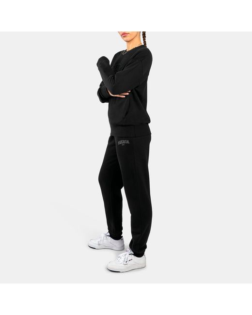 Reebok Black Prep Chenille Jogger Pants
