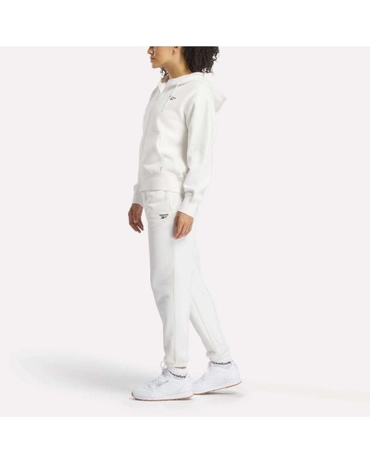 Reebok White Medium Vector Sweatpants