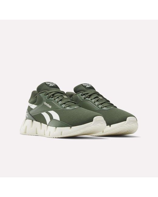 Reebok Green Zig Dynamica Str Shoes