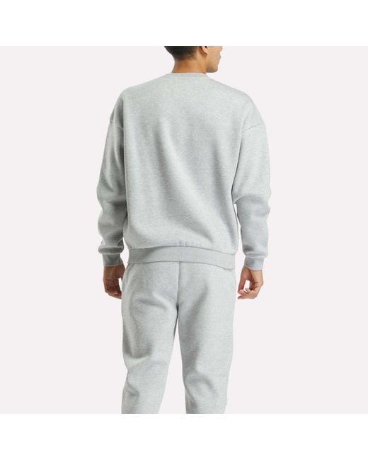 Reebok Gray Cottle Sweatshirt for men