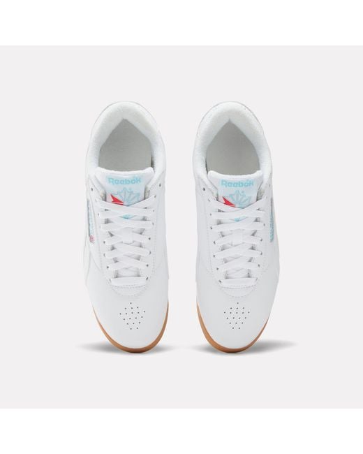 Reebok White Freestyle Low Trainers