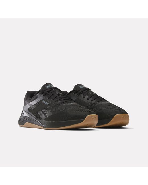 Reebok Black Nano X5 Training Shoes, Lee
