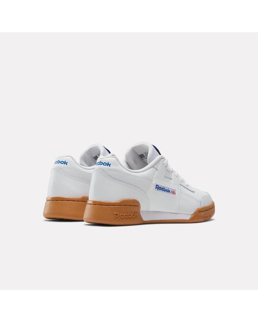 Reebok White Workout Plus Junior Shoes