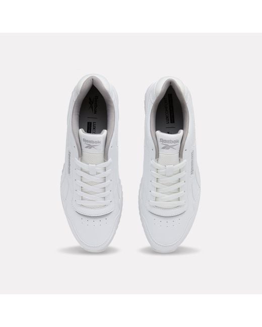 Reebok White Glide Ripple Clip Sneakers