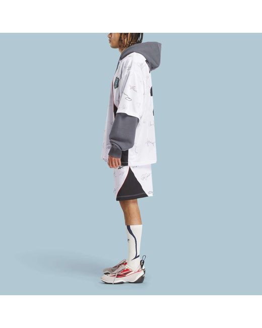 Reebok Blue X Botter Ltd Soccer Hybrid Hoodie for men