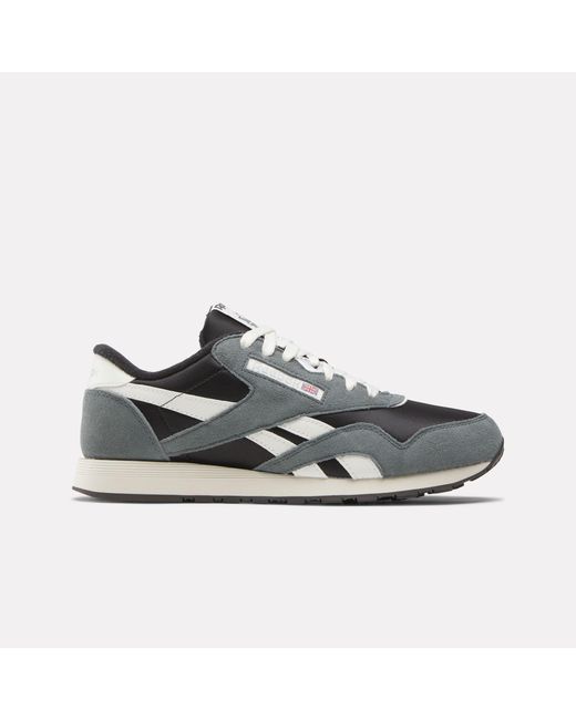 Reebok Gray Classic Nylon Trainers