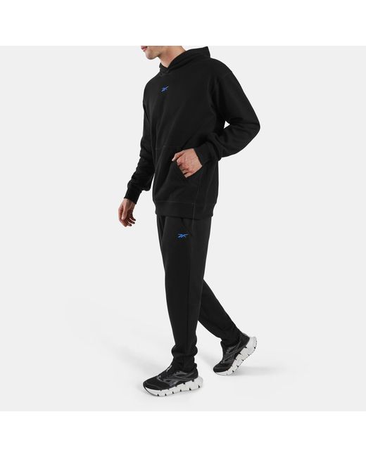 Reebok Black Athlete Doubleknit Hoodie