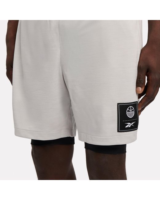 Reebok Natural Id Basketball 7" 2-In-1 Shorts