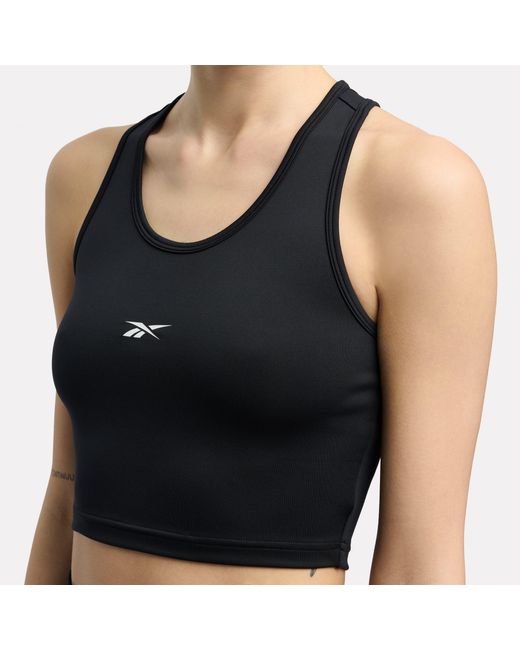 Reebok Black Id Train Cropped Tank
