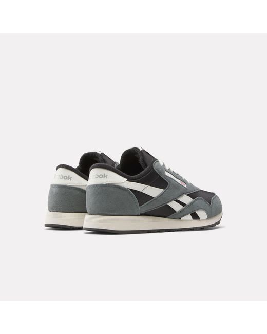 Reebok Gray Classic Nylon Trainers