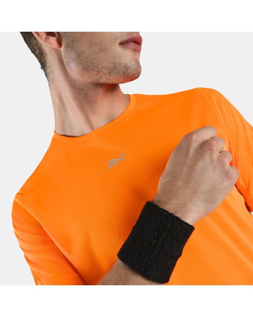 Reebok Orange Id Run T-Shirt