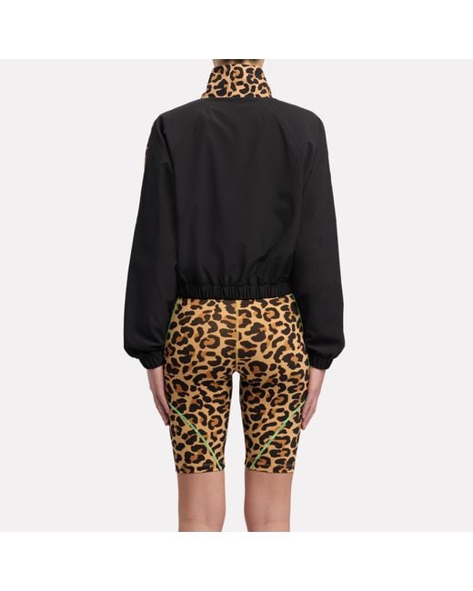 Reebok Black Animal Print Vector Track Jacket