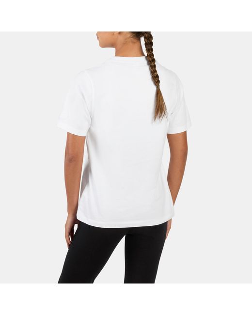Reebok White Studded Logo T-Shirt