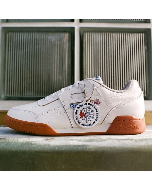 Reebok White Workout Plus Shoes