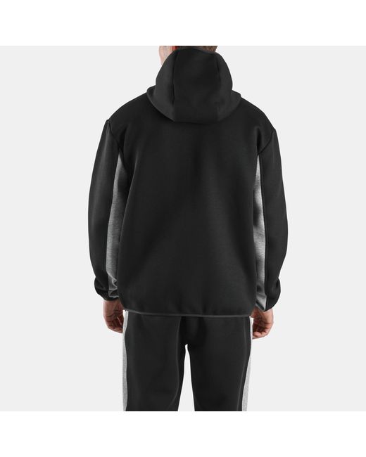 Reebok Black Dreamblend Spacer Full Zip Hoodie for men