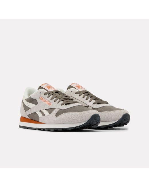 Reebok White Classic Leather Sneakers