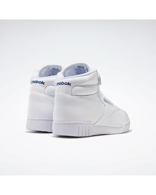 Reebok White Exofit Hi Sneakers