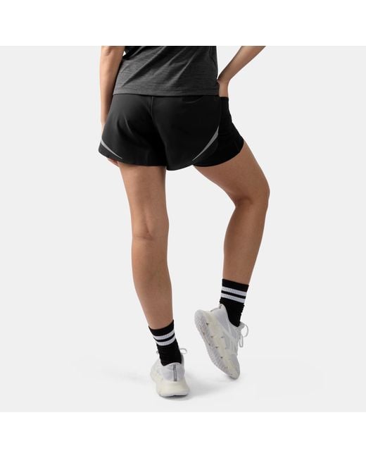 Reebok Black Athlete Speed 2-In-1 High Rise 5" Shorts