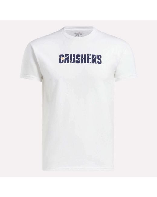 Reebok Blue Crushers Wordmark Tee for men