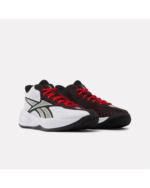 Reebok White Press Basketball Shoes