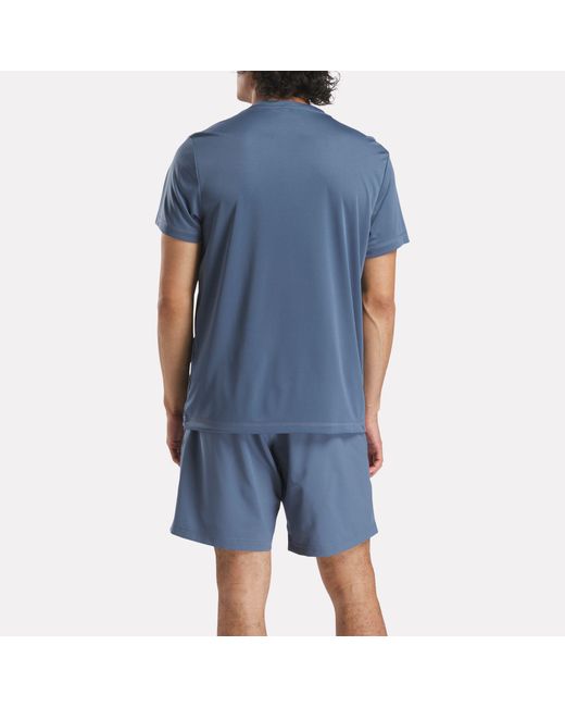 Reebok Blue Id Train Tech T-Shirt