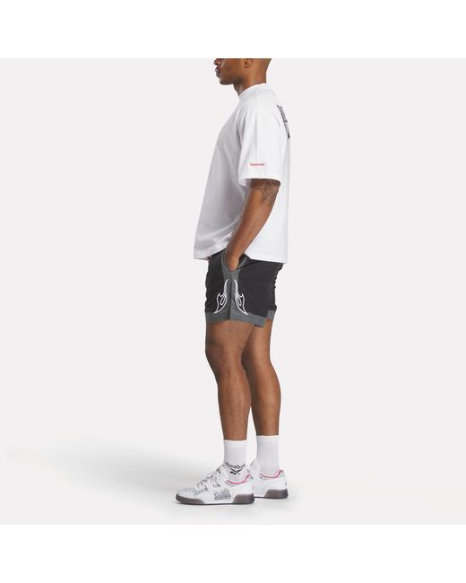 Reebok White Anuel X Graphic Tee