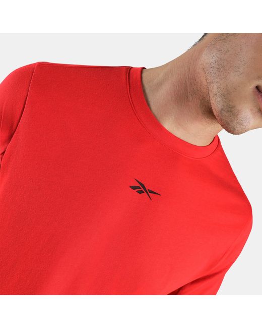 Reebok Red Athlete T-Shirt