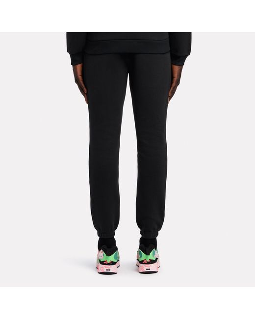 Reebok Black Sport Street Piping Pants for men