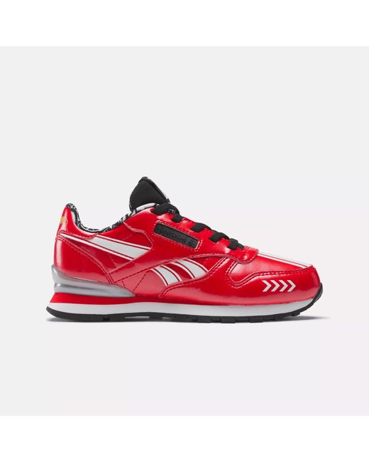 Reebok Red Hot Wheels Classic Leather Step N Flash Shoes