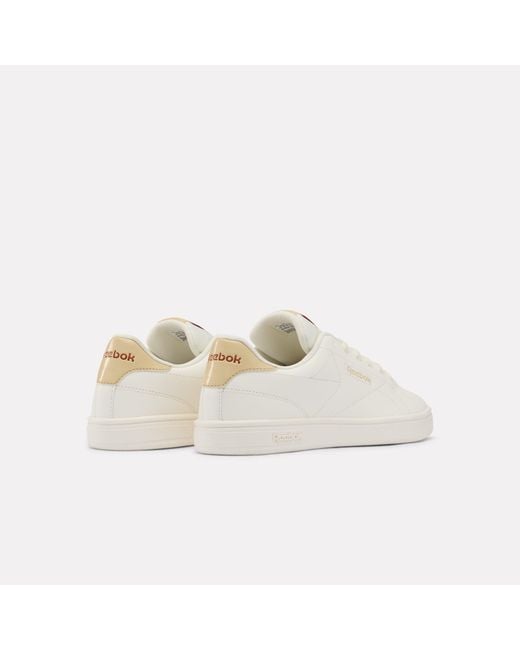 Reebok White Court Clean Sneakers