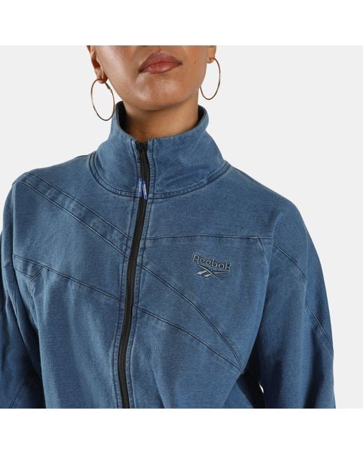 Reebok Blue Street Sport Vector Icon Track Jacket