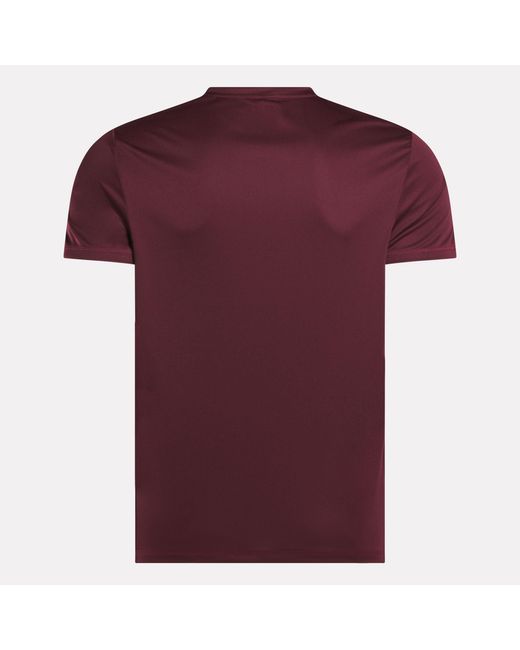 Reebok Purple Id Train Short Sleeve Tech T-Shirt for men