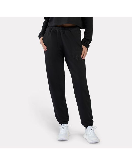 Reebok Black Embossed Edge Joggers