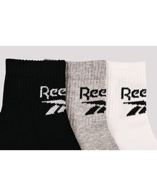 Reebok Natural Classic Core Ankle Socks (3 Pair Pack)