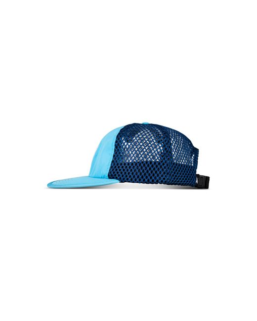 Reebok Blue Vented Flat Brim Running Cap
