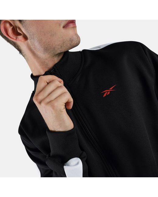Reebok Black Id Football Track Jacket for men