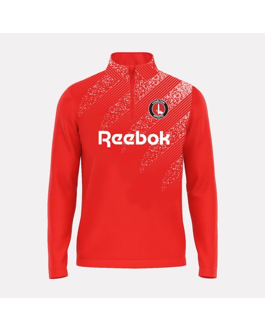 Reebok Red Charlton Athletic Pre Match Midlayer