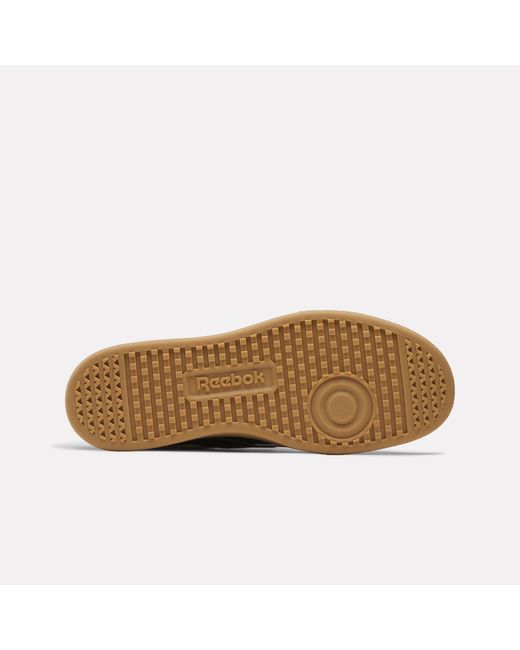 Reebok Adult Smash Edge Suede Sneaker Black/white/gum