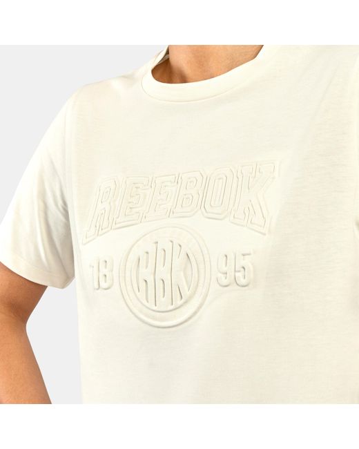 Reebok Natural Embossed Edge T-Shirt