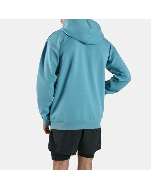 Reebok Blue Athlete Doubleknit Full Zip Hoodie